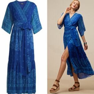 NEW NWT Scoop Dress Maxi Pullover Blue Size XXXL